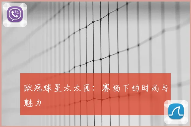 欧冠球星太太团：赛场下的时尚与魅力